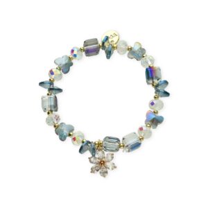 Bransoletka z kwiatkiem Yvon