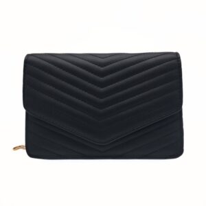 Pikowana torebka czarna