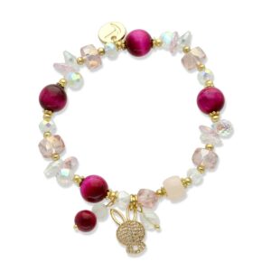 Różowa bransoletka Lovely Stones Yvon