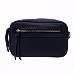 Torebka listonoszka firmy Paolo Bags w kolorze granatowym przez ramię