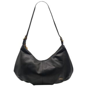 Torebka na ramię listonoszka firmy Enrico Coveri w kolorze czarnym duża torba