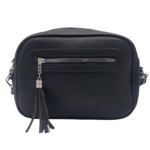 Torebka listonoszka firmy Herisson w kolorze czarnym z jedną przegrodą